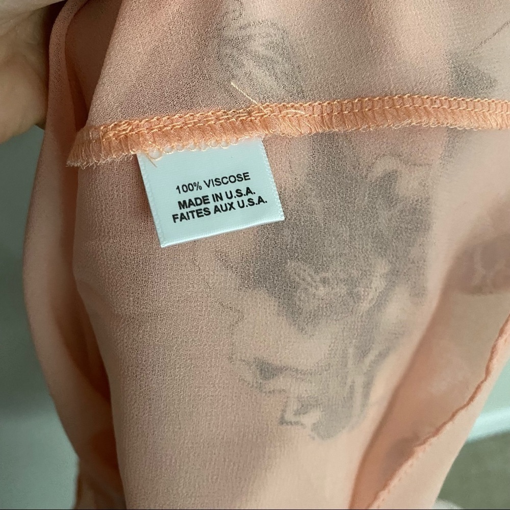 Misa Los Angeles Laiyin Dress Off the Shoulder Ruffle Pink Womens‎ Small - Picture 6 of 6